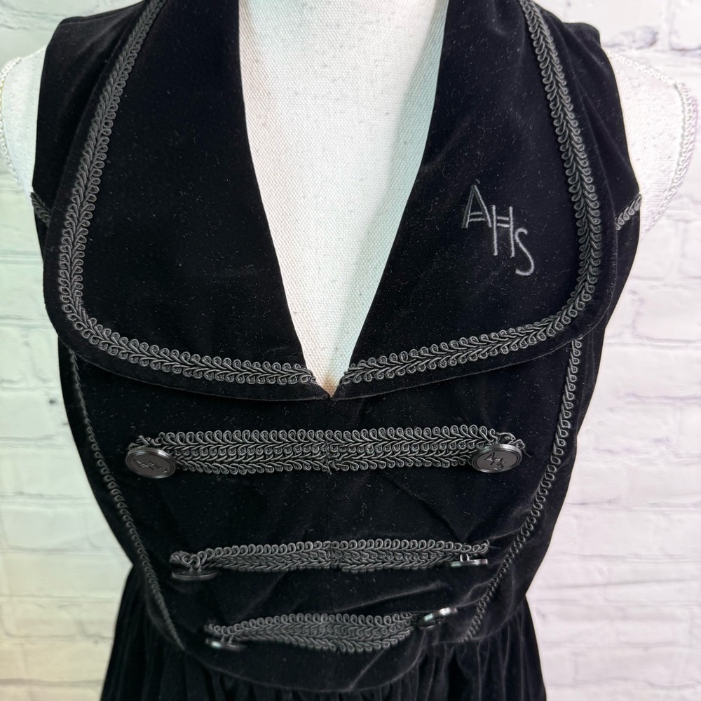 American Horror Story Hotel Bellhop Velvet Dress Hot Topic Medium - Picture 3 of 8